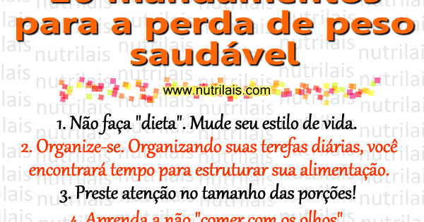 Quem foi ajudado por um ideal da perda de peso